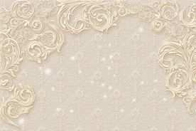 欧式花纹朝华星光电视背景