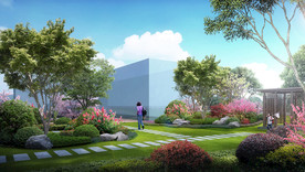 景观效果图 园林小景