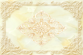 欧式石纹吊顶壁画