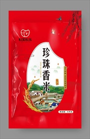 珍珠香米包装 不含效果图