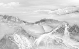 大气灰色石材山水 TIF分层