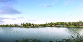 景观效果图公园效果图河道效果图