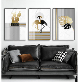 北欧三联装饰画