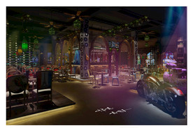 音乐餐厅效果图