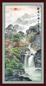 源远流长山水画