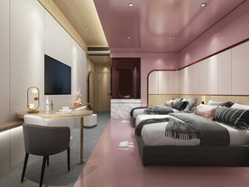 酒店客房效果图