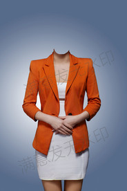 女性半身证件照