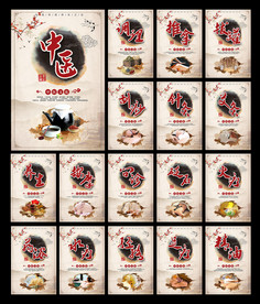 传统中医养生文化展板