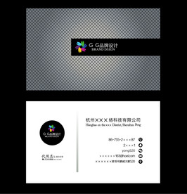 创意名片 空间装饰名片图片