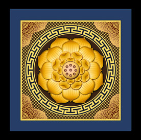 古建筑彩绘吊顶图案