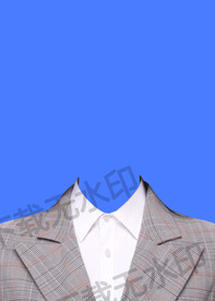 证件照女性西装模板