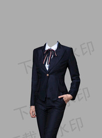 女性正装半身西装