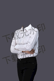 半身正装模板
