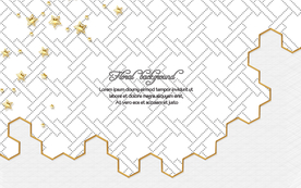 几何图案电视墙