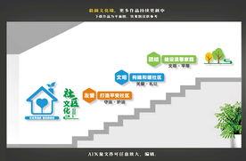 楼道社区文化墙