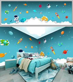 儿童房全屋壁画