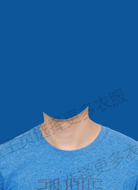 男士证件照短袖