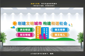 文明城市文化墙