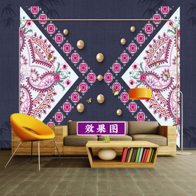 3D中国 暗纹 花纹 意境 民