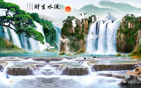 山水画 水墨山水画 意境山水画