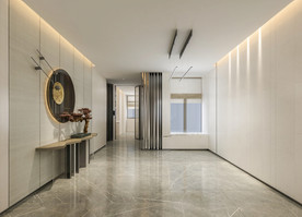 现代背景墙 餐厅3D效果摄影墙