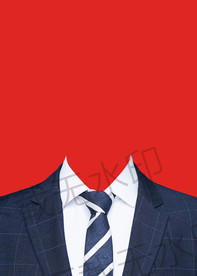 男士证件照模板