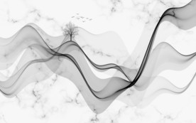 大理石纹抽象线条背景墙