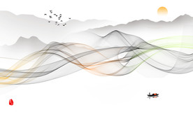 新中式电视背景墙