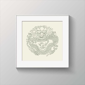 龙纹矢量图