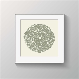 花纹装饰矢量图