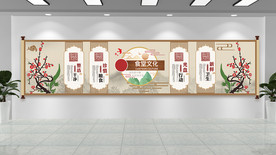 食堂文化展示墙