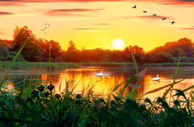 油画风景意境山水画欧美风景油画