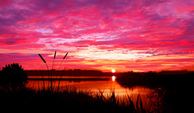 油画风景意境山水画