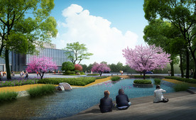 产业园区景观效果图