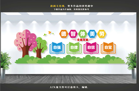 德智体美劳文化墙