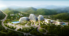 高新区景观规划效果图