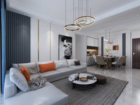 现代风格客餐厅效果图