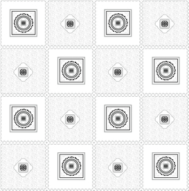 建筑风格几何格子