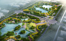 城市生态公园规划效果图