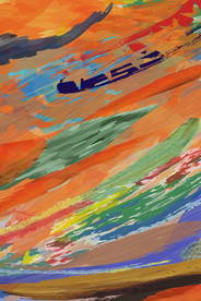 现代简约长方形色块装饰画