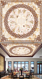 玉兰花香新中式吊顶