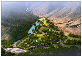 山地公园景观规划效果图