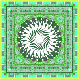 方巾线条方框方块