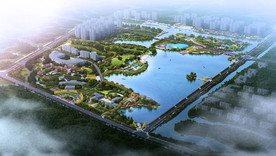 城市滨水主题公园 景观规划效果