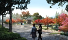 公园景观效果图