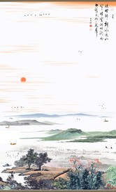 山水墨画山水意境山水禅境山水画