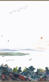 山水墨画山水意境山水禅境山水画