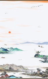 山水墨画山水意境山水禅境山水画