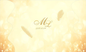 香槟金婚礼背景