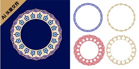 传统矢量图案